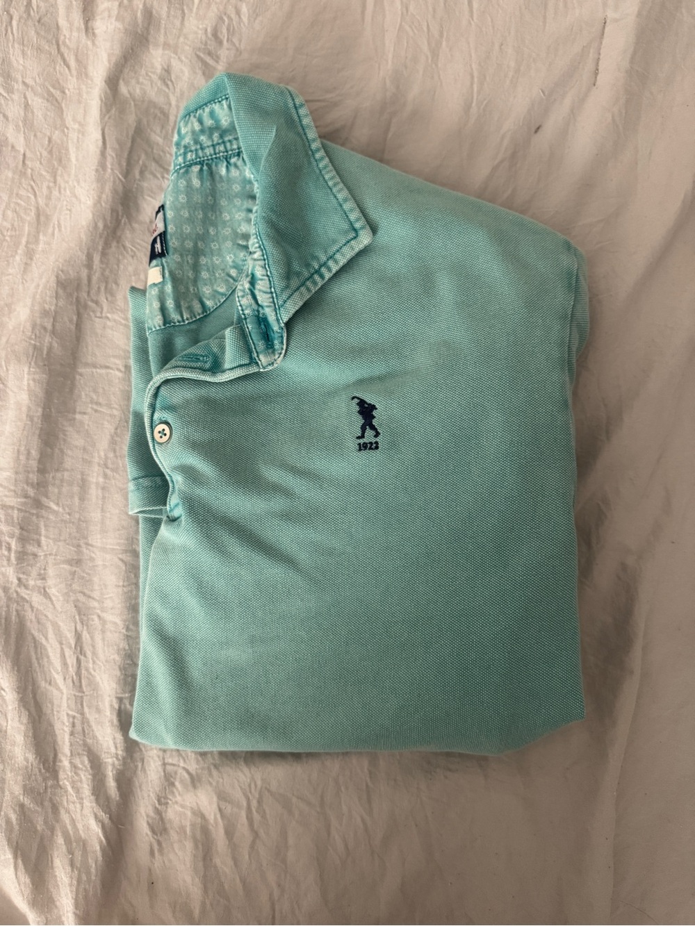 Men's Metarie Johnnie O polo in Light Aqua